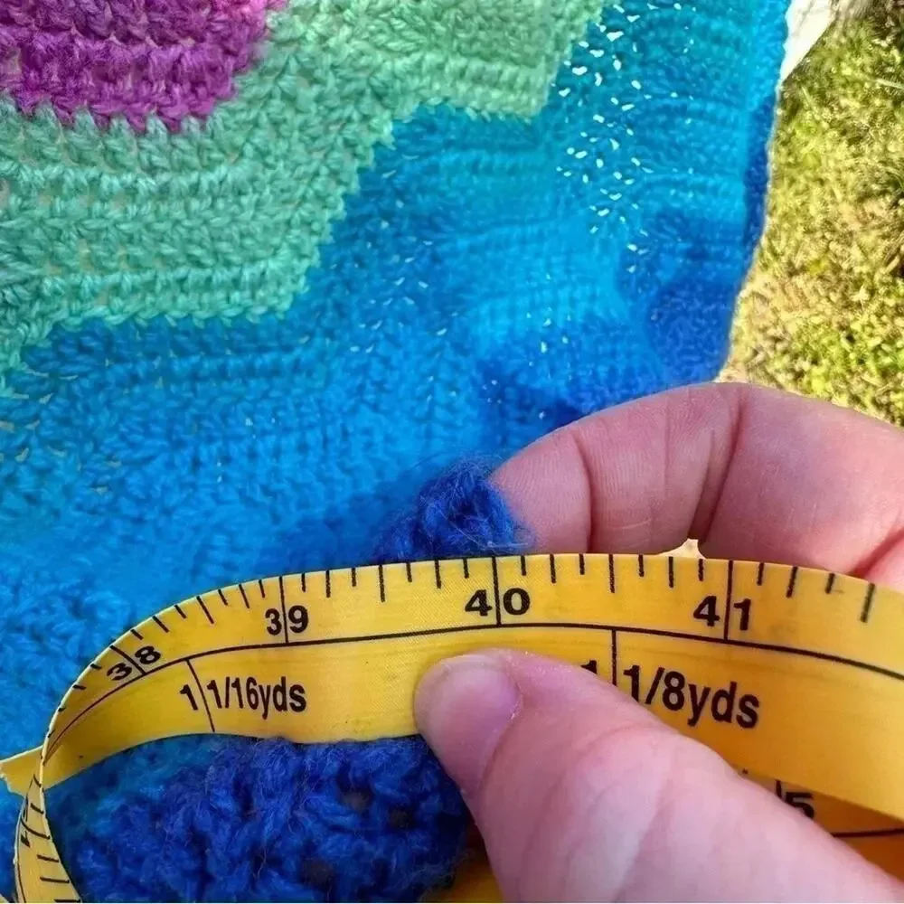 Handmade Chevron Pattern Afghan32